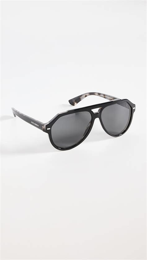 Dolce&Gabbana Men's Acetate Aviator Sunglasses 